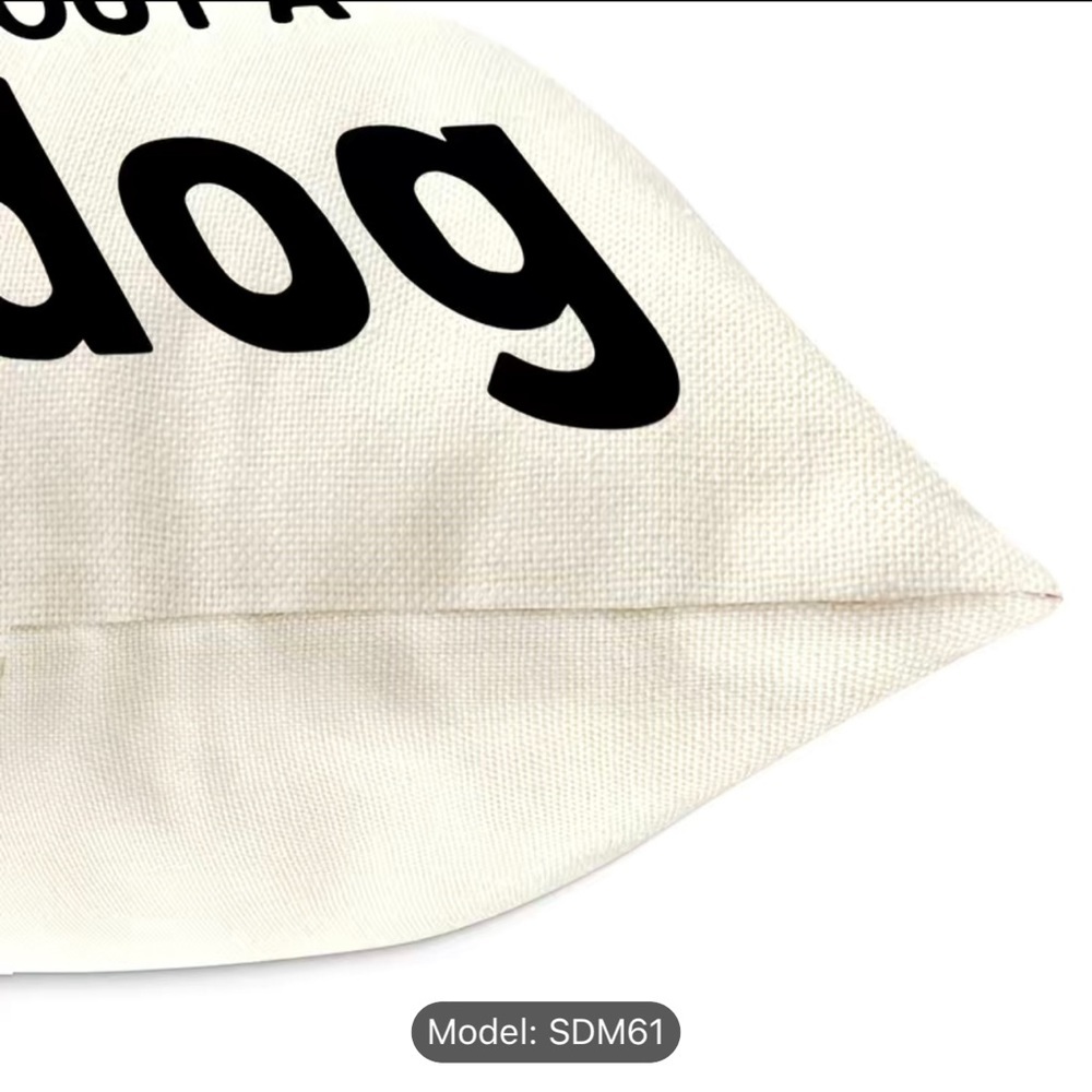 4pcs Christmas Dog Throw Pillows, inserts NOT included- 17.7x17.7 Inch B7 - Picture 4 of 4